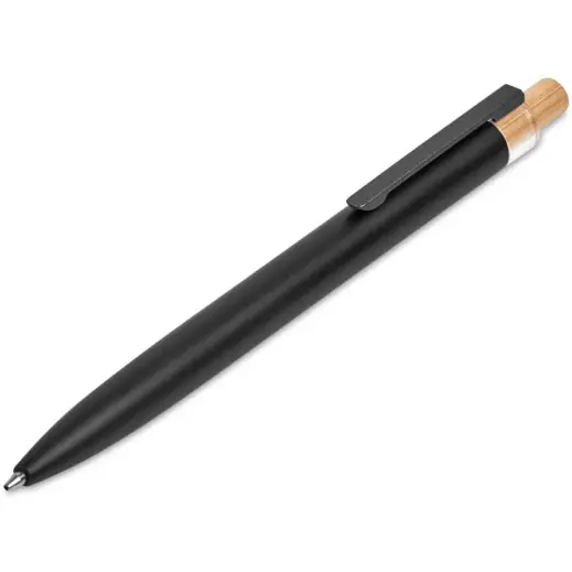 Okiyo Mimo Recycled Aluminum Ball Pen & Pencil Set Black Pen